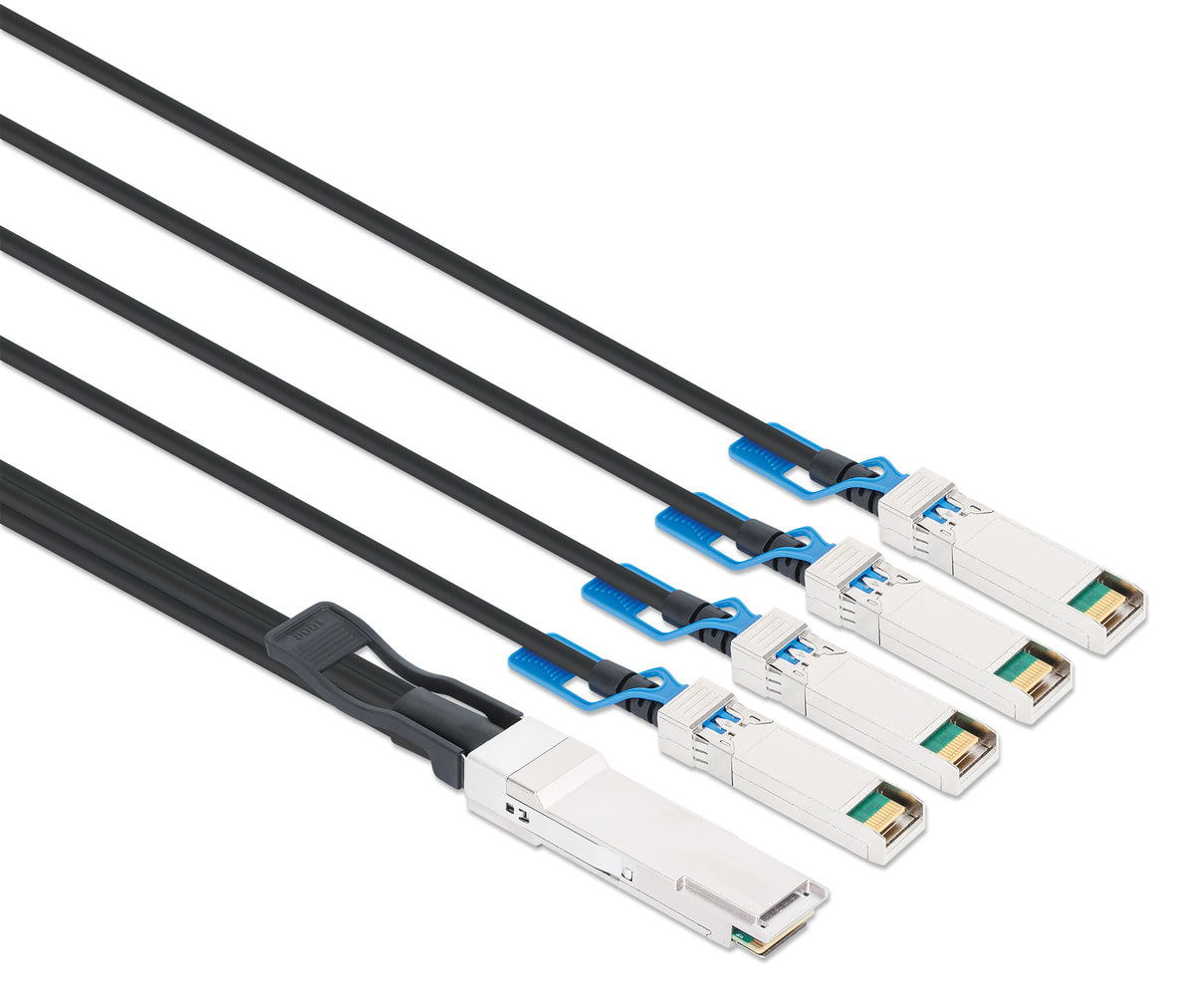 100G QSFP28 to 4 x 25G SFP28 Passive DAC Breakout Cable, 7 ft. Image 2