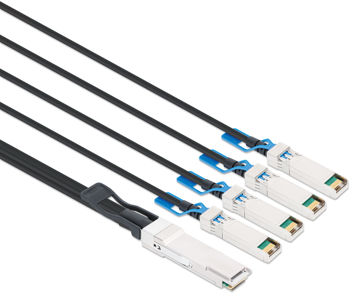 100G QSFP28 to 4 x 25G SFP28 Passive DAC Breakout Cable, 7 ft. Image 2
