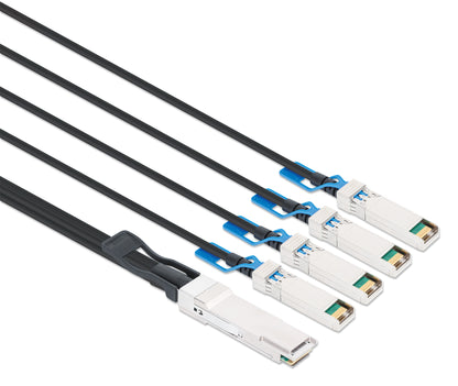 100G QSFP28 to 4 x 25G SFP28 Passive DAC Breakout Cable, 7 ft. Image 2