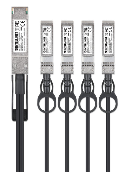 40G QSFP+ to 4 x 10G SFP+ Passive DAC Breakout Cable, 3 ft. Image 4