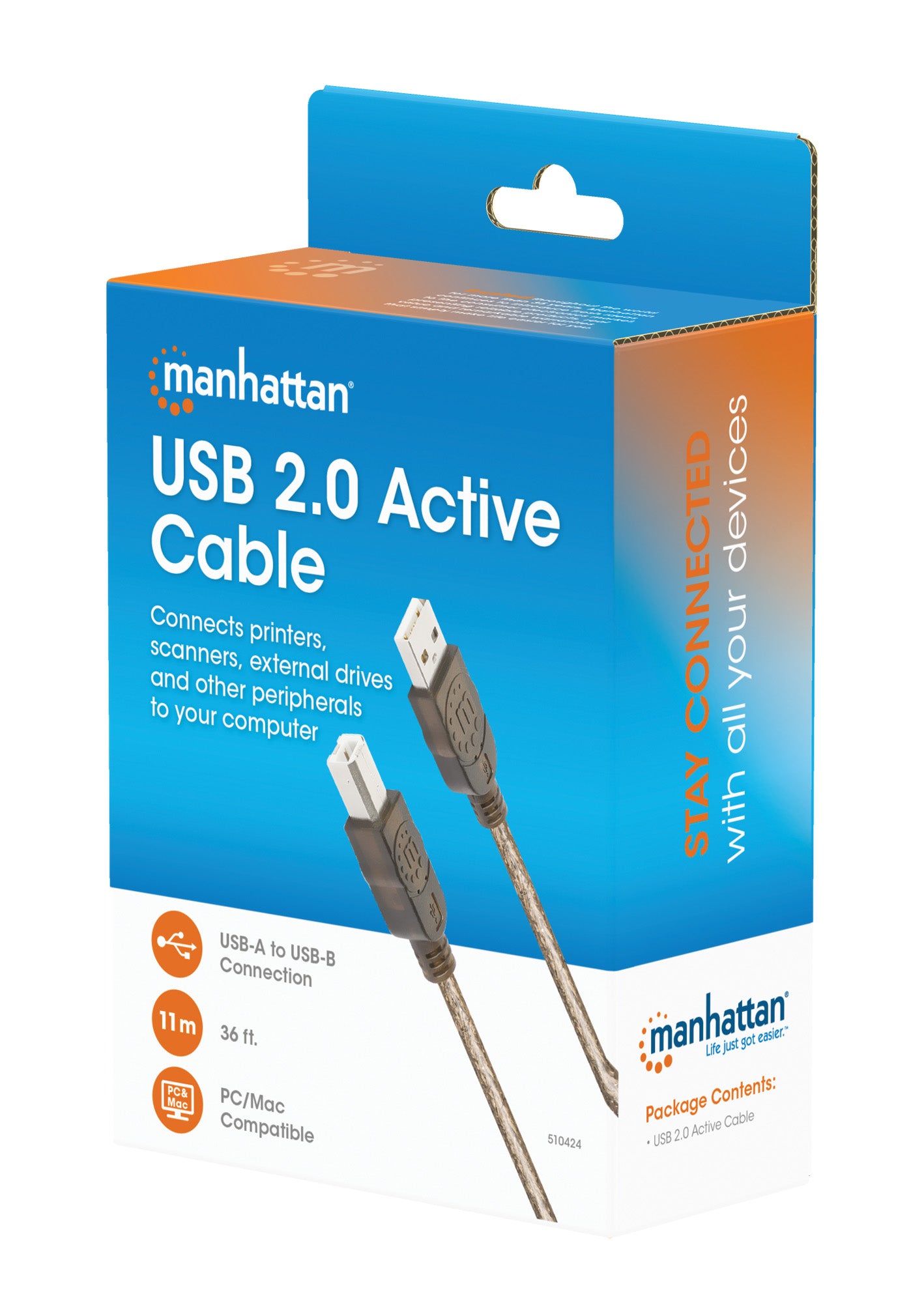 USB 2.0 Active Cable Packaging Image 2