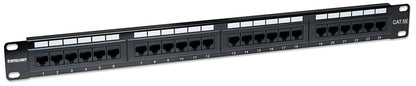 Cat5e 24-Port Patch Panel, 1U Image 2