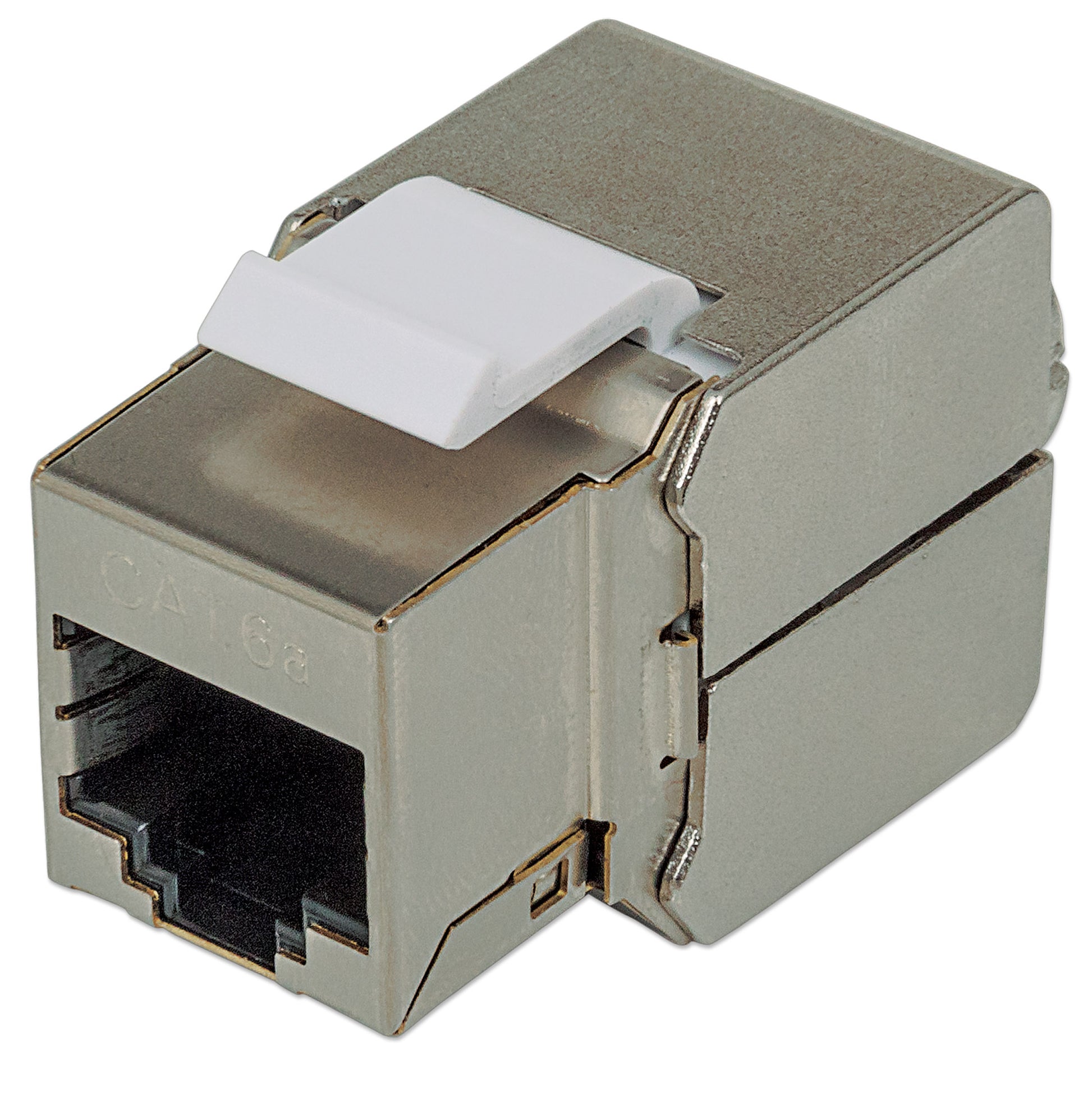 10 Gigabit Cat6A SSTP 180° Keystone Jack Image 1