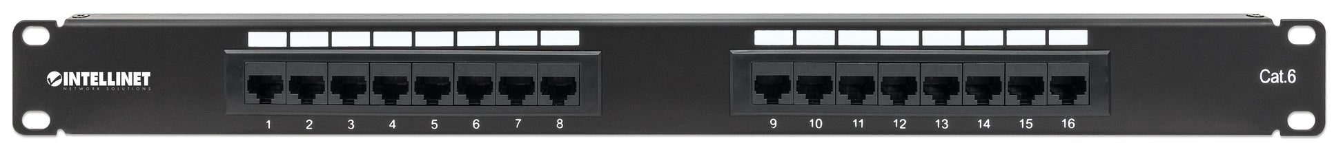 Cat6 16-Port Patch Panel, 1U Image 4