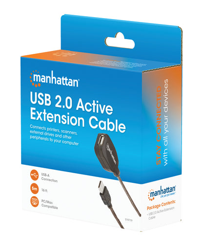 Hi-Speed USB 2.0 Active Extension Cable Packaging Image 2