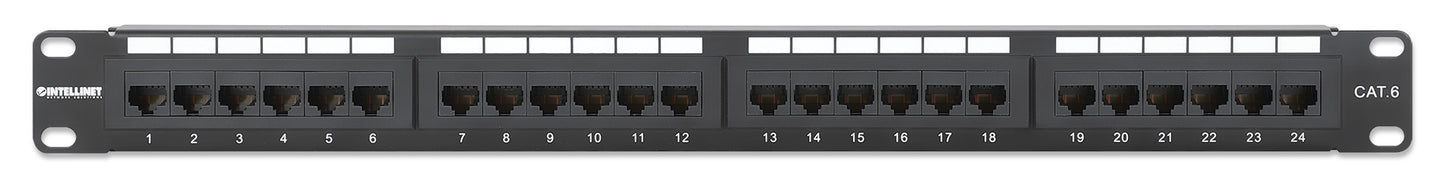 Cat6 24-Port Patch Panel, 1U Image 4