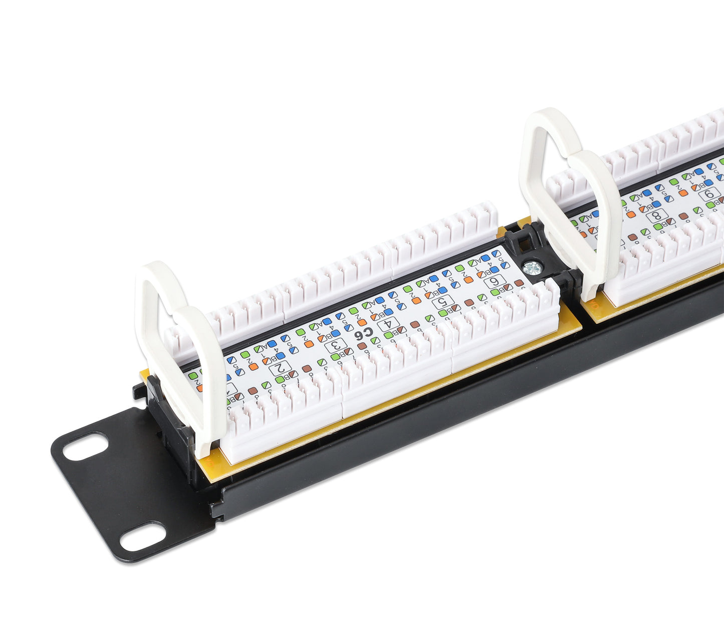 Cat6 24-Port Patch Panel, 1U Image 7