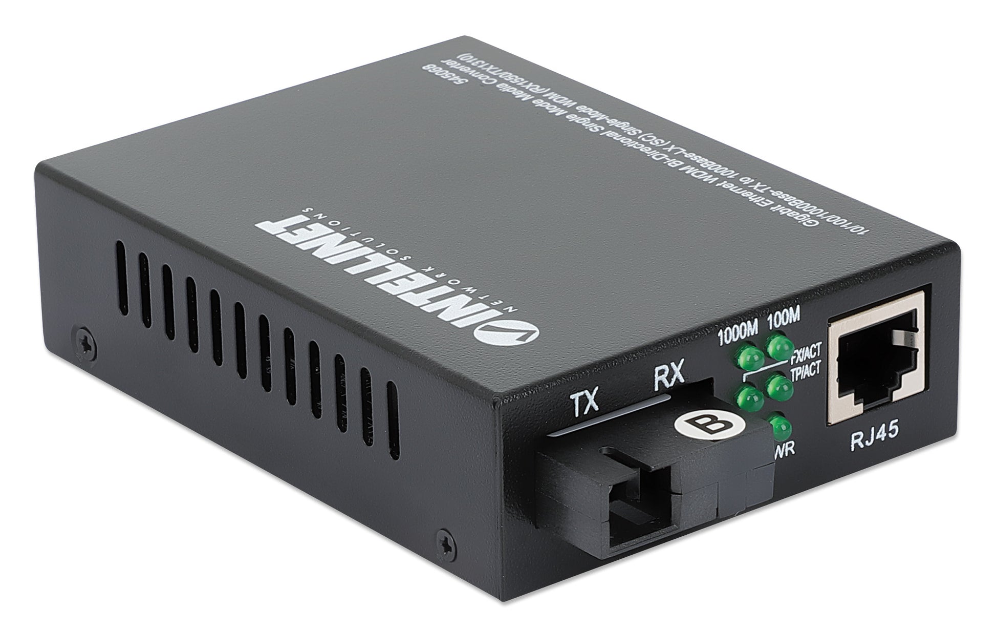 Gigabit Ethernet WDM Bi-Directional Single Mode Media Converter Image 2