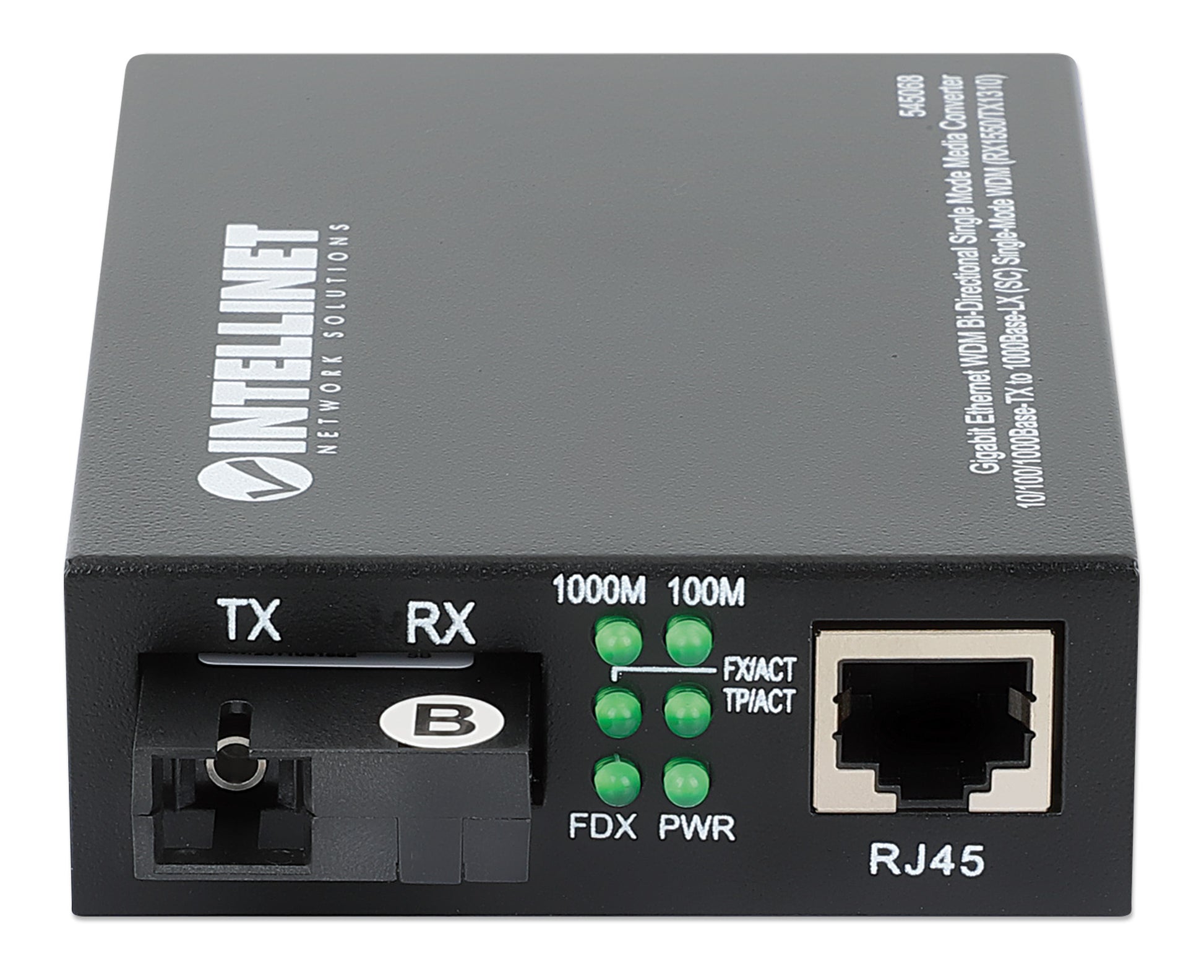 Gigabit Ethernet WDM Bi-Directional Single Mode Media Converter Image 3
