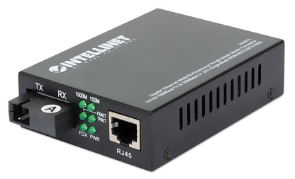 Gigabit Ethernet WDM Bi-Directional Single Mode Media Converter Image 1