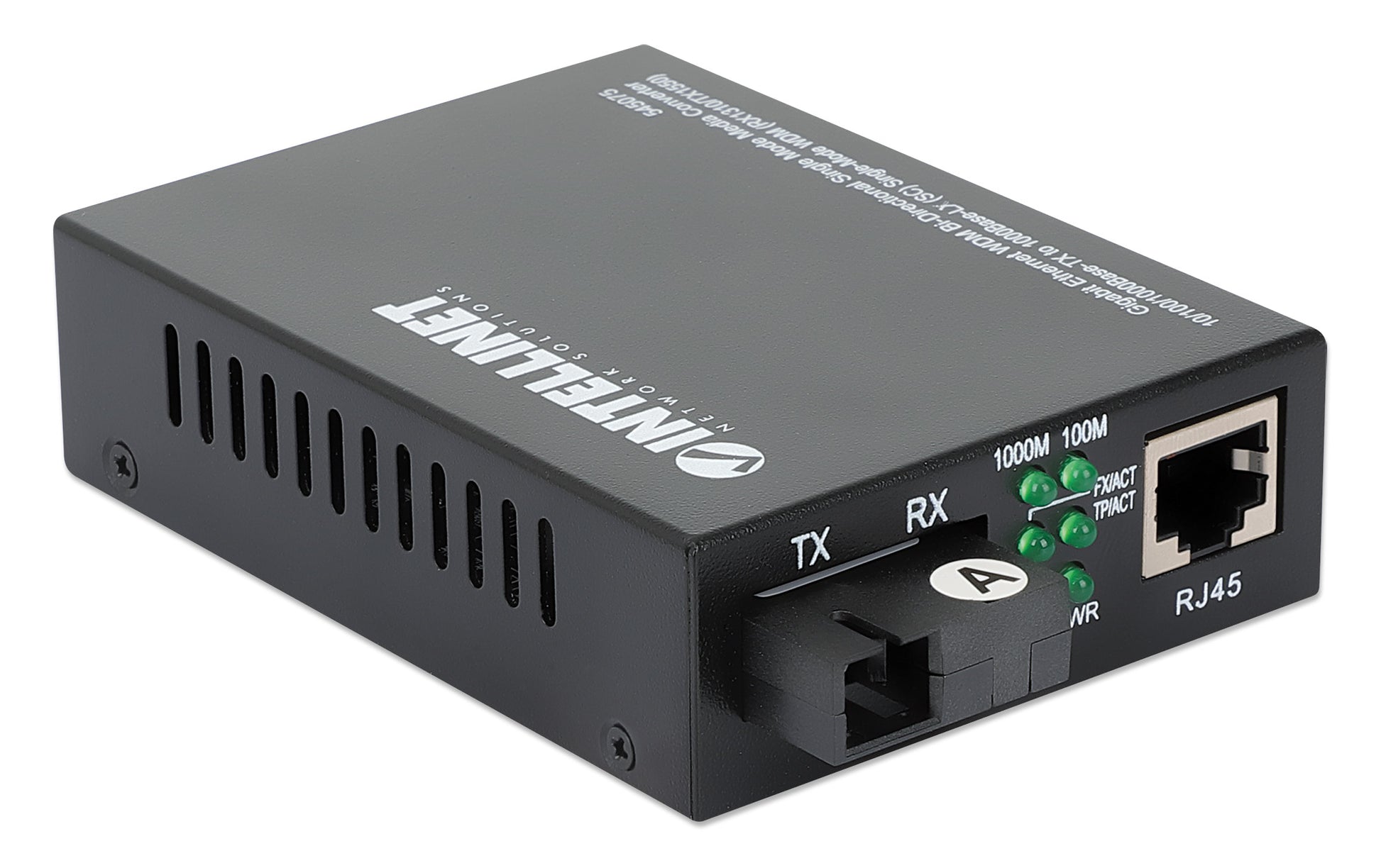 Gigabit Ethernet WDM Bi-Directional Single Mode Media Converter Image 3