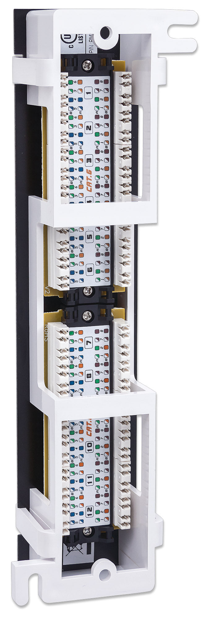 Cat6 12-Port Wall-Mount Patch Panel Image 4