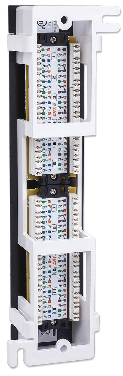 Cat6 12-Port Wall-Mount Patch Panel Image 4
