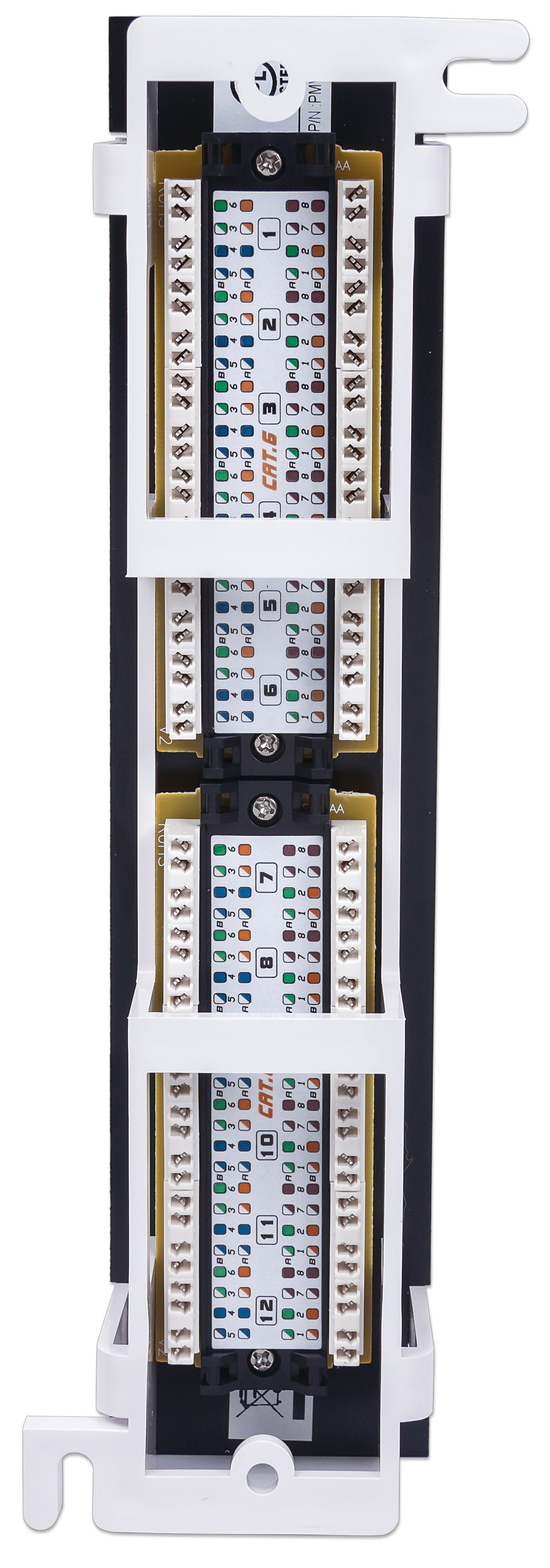 Cat6 12-Port Wall-Mount Patch Panel Image 7