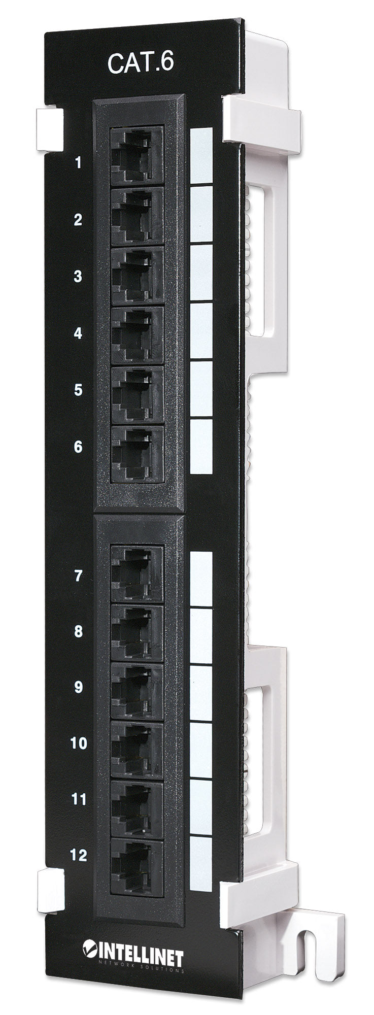 Cat6 12-Port Wall-Mount Patch Panel Image 1