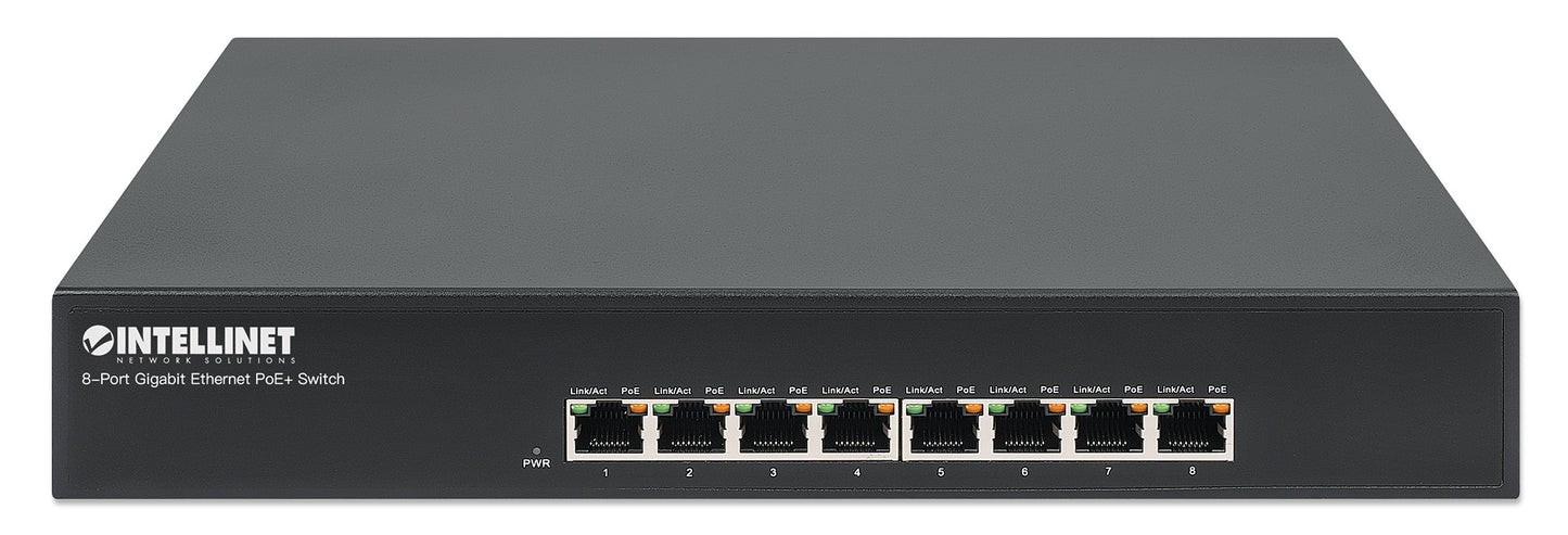 8-Port Gigabit Ethernet PoE+ Switch Image 4