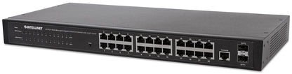 24-Port Web-Managed Gigabit Ethernet Switch with 2 SFP Ports Image 1