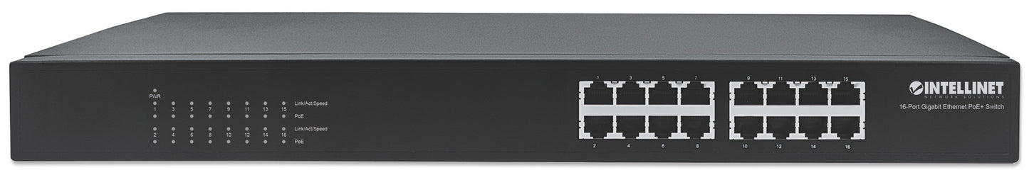 16-Port Gigabit Ethernet PoE+ Switch Image 4