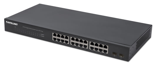 24-Port Gigabit Ethernet Switch with 2 SFP Ports Image 1