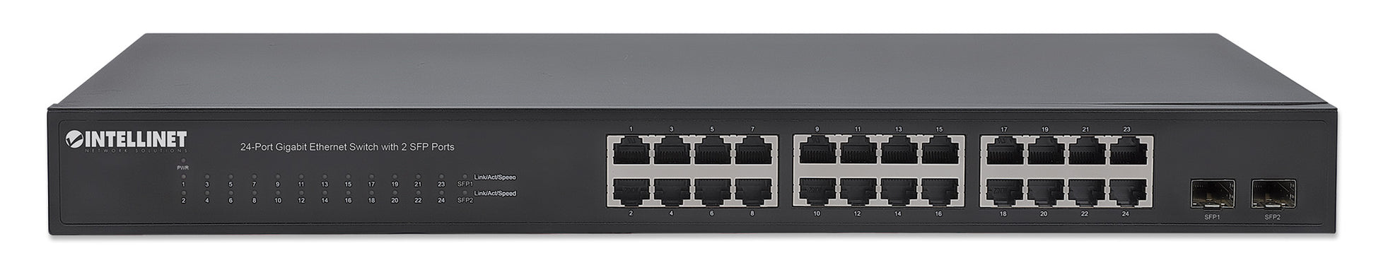 24-Port Gigabit Ethernet Switch with 2 SFP Ports Image 4