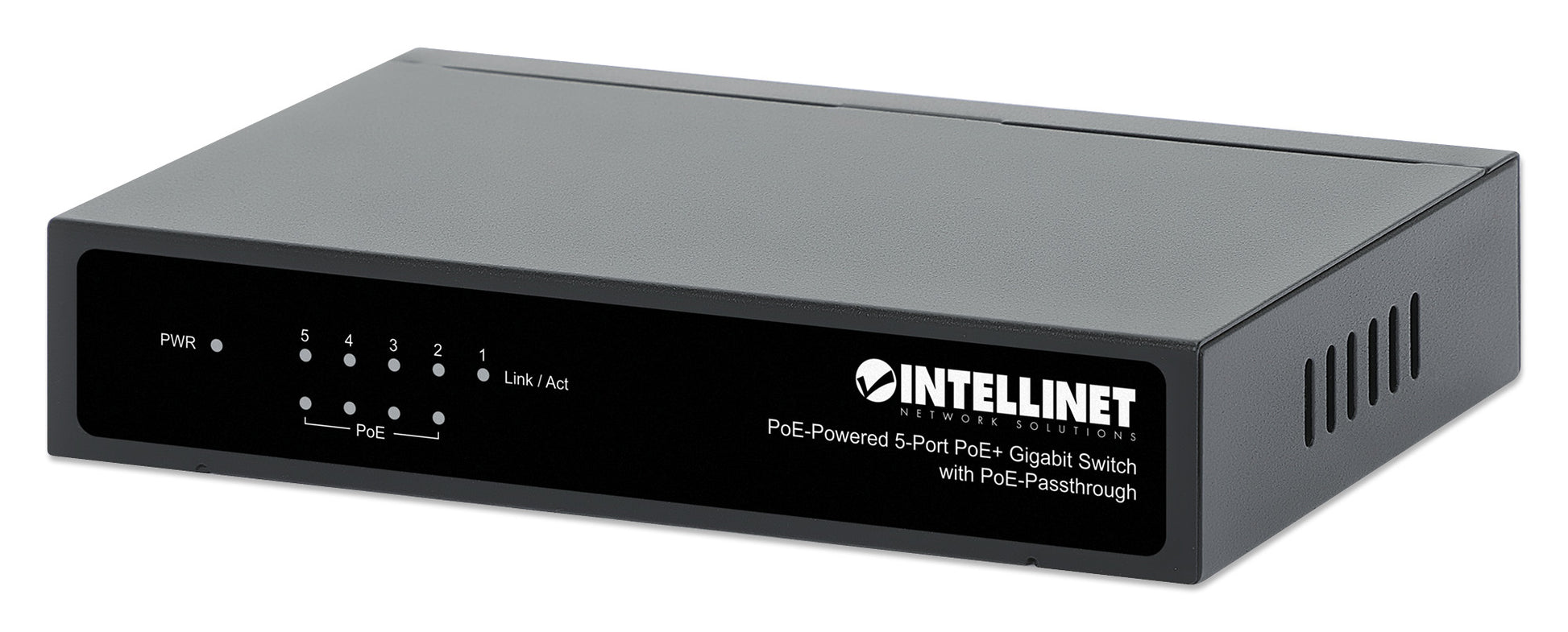 PoE-Powered 5-Port Gigabit Switch with PoE-Passthrough Image 1