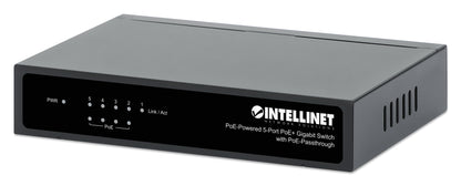 PoE-Powered 5-Port Gigabit Switch with PoE-Passthrough Image 1