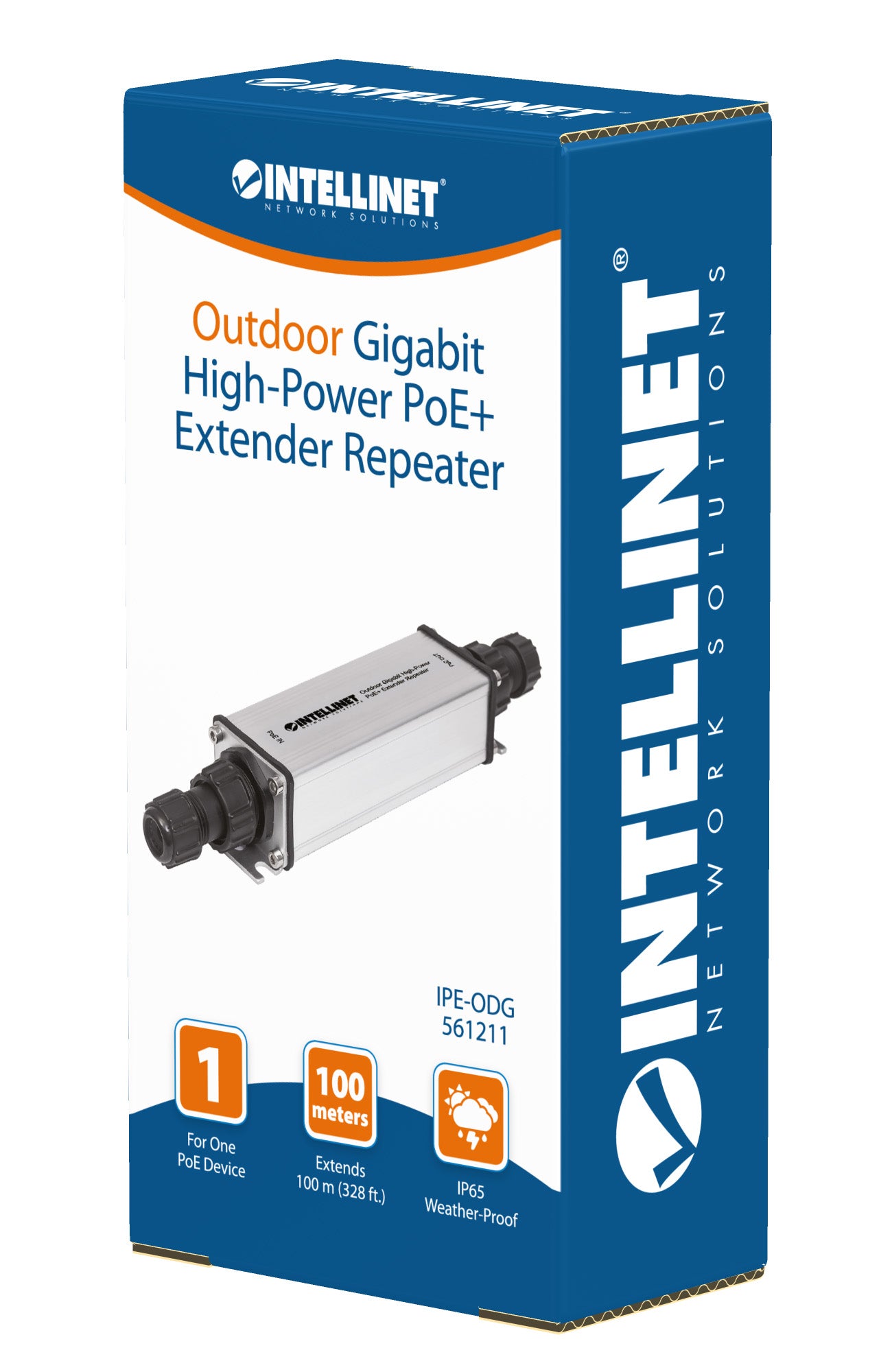 Outdoor Gigabit High-Power PoE+ Extender Packaging Image 2