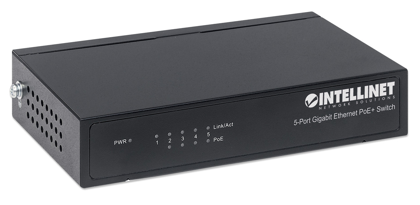 5-Port Gigabit Ethernet PoE+ Switch Image 3