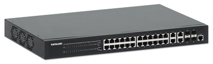 24-Port Gigabit Ethernet PoE+ Web-Managed Switch with 4 Gigabit Combo Base-T/SFP Ports Image 3