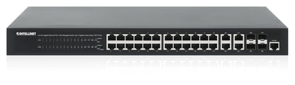 24-Port Gigabit Ethernet PoE+ Web-Managed Switch with 4 Gigabit Combo Base-T/SFP Ports Image 6