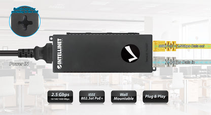 2.5G High-Power PoE+ Injector 30W Image 9