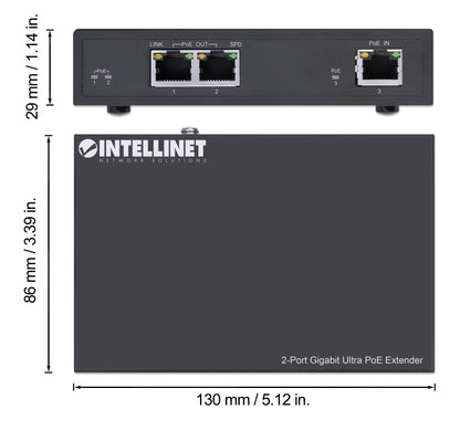 2-Port Gigabit Ultra PoE Extender Image 6