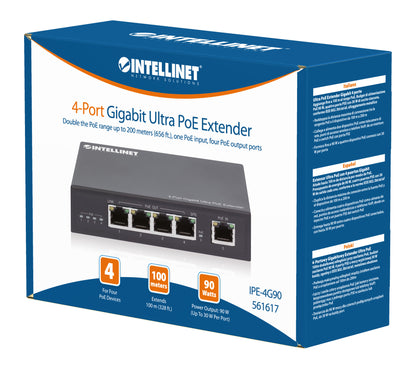 4-Port Gigabit Ultra PoE Extender Packaging Image 2