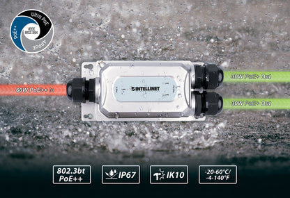2-Port Outdoor Vandalproof Gigabit PoE++ Extender Image 9
