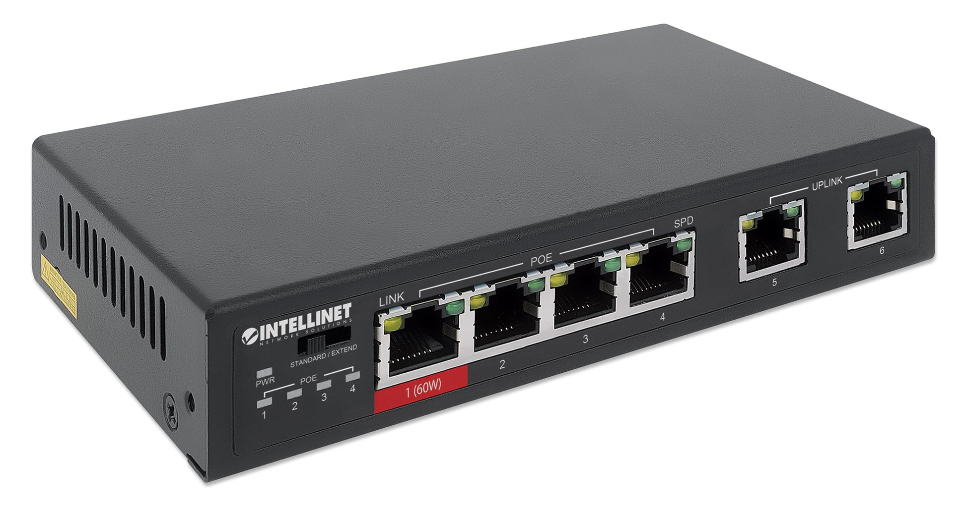 6-Port Fast Ethernet Switch with 4 PoE Ports (1 x High-Power PoE) Image 3