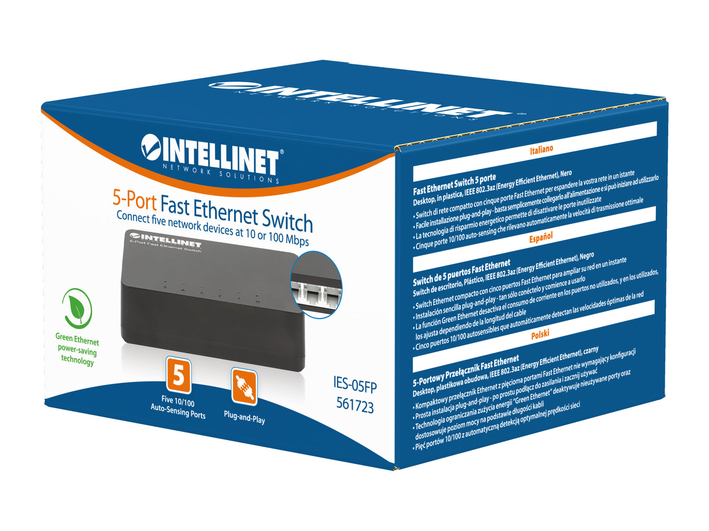 5-Port Fast Ethernet Switch Packaging Image 2