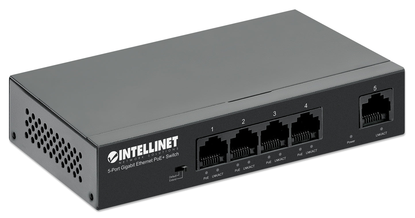 5-Port Gigabit Ethernet PoE+ Switch Image 3