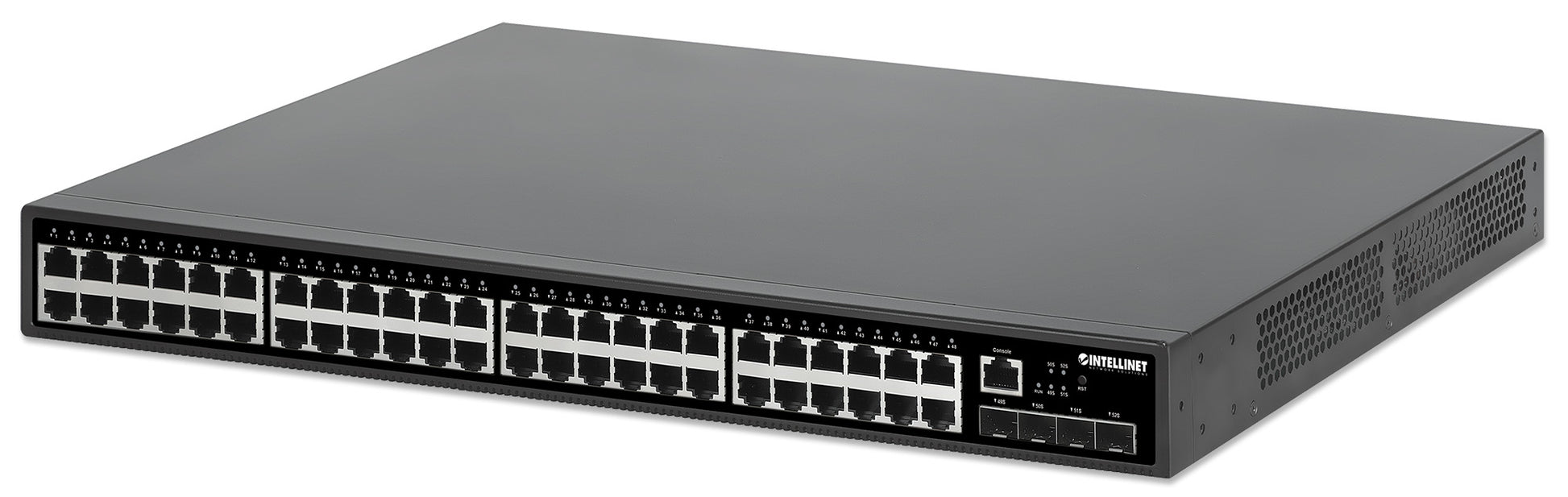 52-Port L2+ Fully Managed Switch with 48 Gigabit Ports and 4 SFP+ Uplinks Image 1
