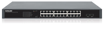 24-Port Gigabit Ethernet PoE+ Switch with 2 SFP Ports Image 6