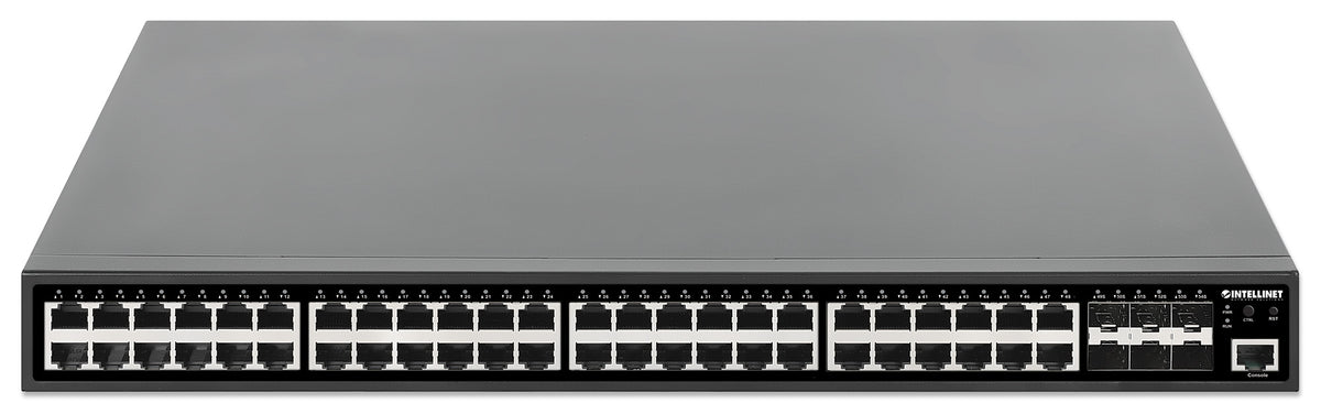54-Port L2+ Fully Managed PoE+ Switch with 48 Gigabit Ethernet Ports and 6 SFP+ Uplinks Image 4