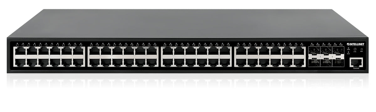 54-Port L2+ Fully Managed PoE+ Switch with 48 Gigabit Ethernet Ports and 6 SFP+ Uplinks Image 6