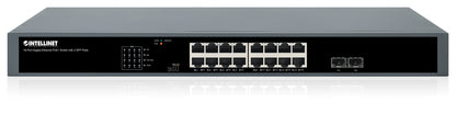 16-Port Gigabit Ethernet PoE+ Switch with 2 SFP Ports Image 6