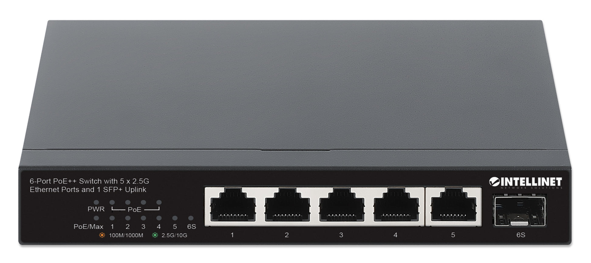 6-Port PoE++ Switch with 5 x 2.5G Ethernet Ports and 1 SFP+ Uplink Image 4