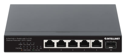 6-Port PoE++ Switch with 5 x 2.5G Ethernet Ports and 1 SFP+ Uplink Image 4