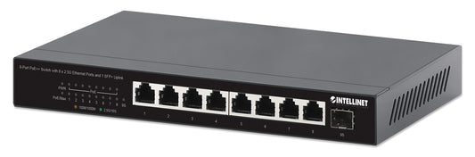 9-Port PoE++ Switch with 8 x 2.5G Ethernet Ports and 1 SFP+ Uplink Image 1