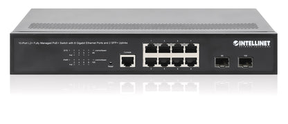 10-Port L2+ Fully Managed PoE+ Switch with 8 Gigabit Ethernet Ports and 2 SFP+ Uplinks Image 6
