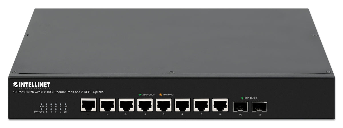10-Port Switch with 8 x 10G Ethernet Ports and 2 SFP+ Uplinks Image 4