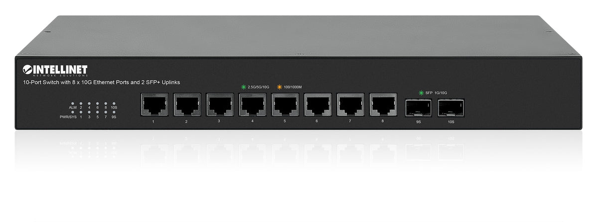 10-Port Switch with 8 x 10G Ethernet Ports and 2 SFP+ Uplinks Image 6