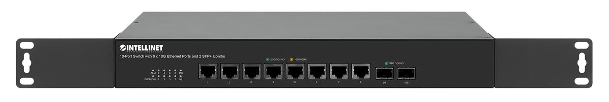 10-Port Switch with 8 x 10G Ethernet Ports and 2 SFP+ Uplinks Image 7