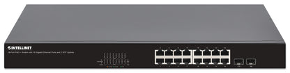 18-Port PoE++ Switch with 16 Gigabit Ethernet Ports and 2 SFP Uplinks Image 3